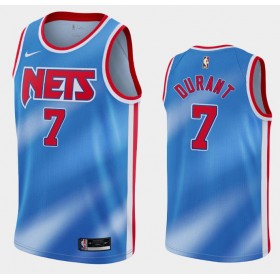 Män Brooklyn Nets Tröja Kevin Durant 7 2020-2021 Nike Hardwood Classics Swingman